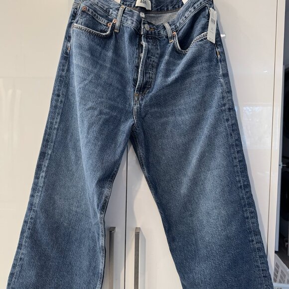 AGOLDE Ren High-Rise Wide-Leg Jeans - Picture 5 of 5